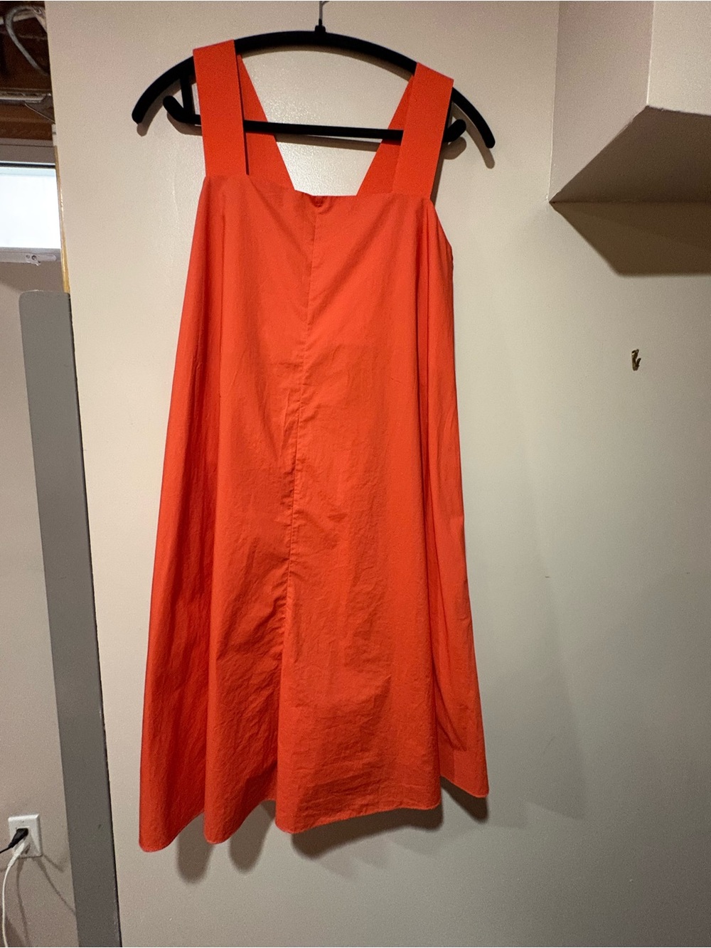 NWT COS Bright Orange Midi A-Line Dress ($180)